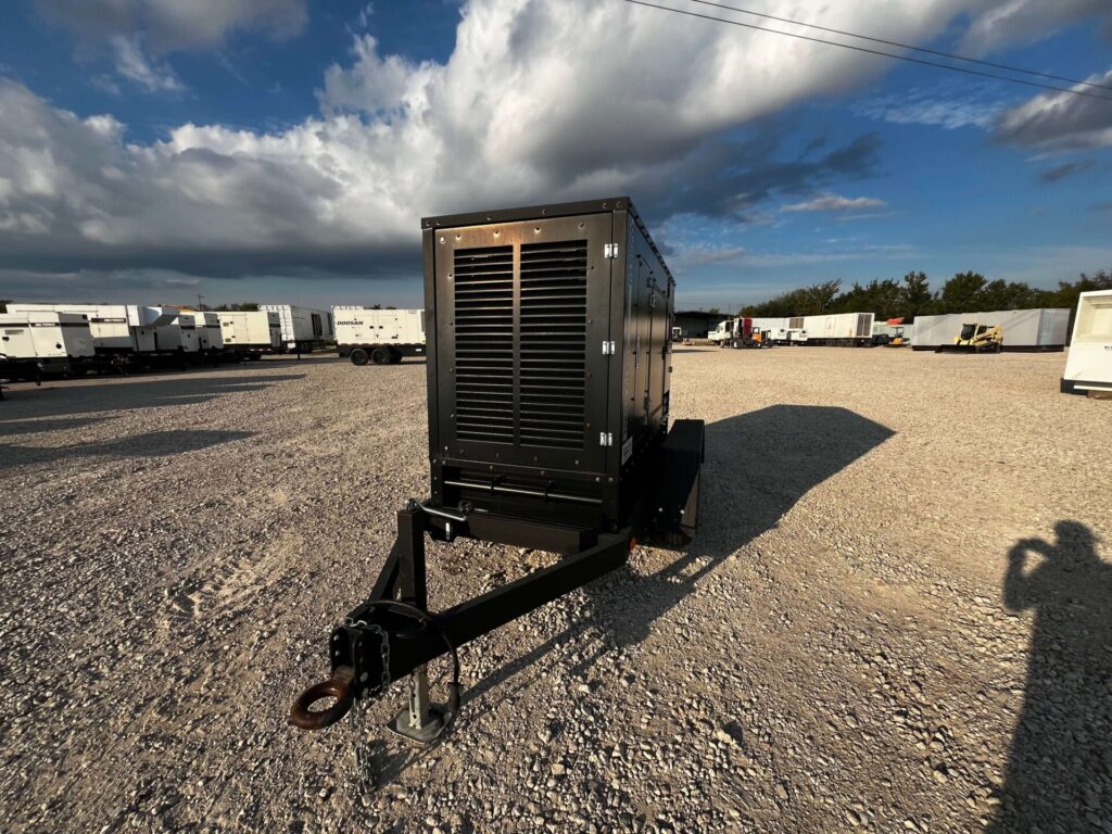 Tecnogen G80 Mega Silent industrial trailer-mounted generator for sale ensuring clean, quiet, and reliable output