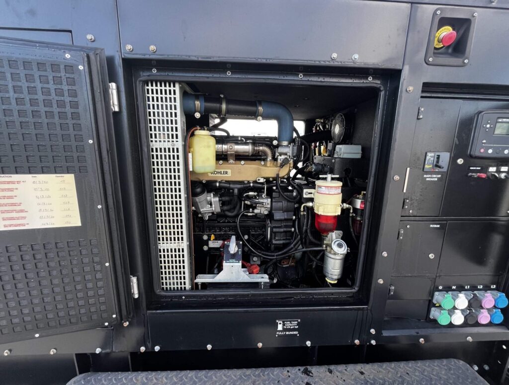 Tecnogen G80 Mega Silent trailer-mounted generator for sale providing quiet and efficient power solutions