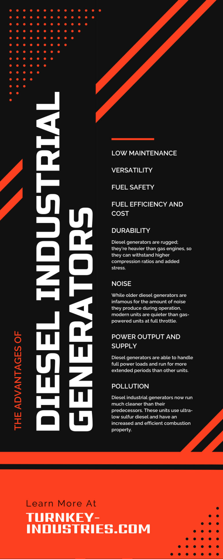 The Advantages of Diesel Industrial Generators