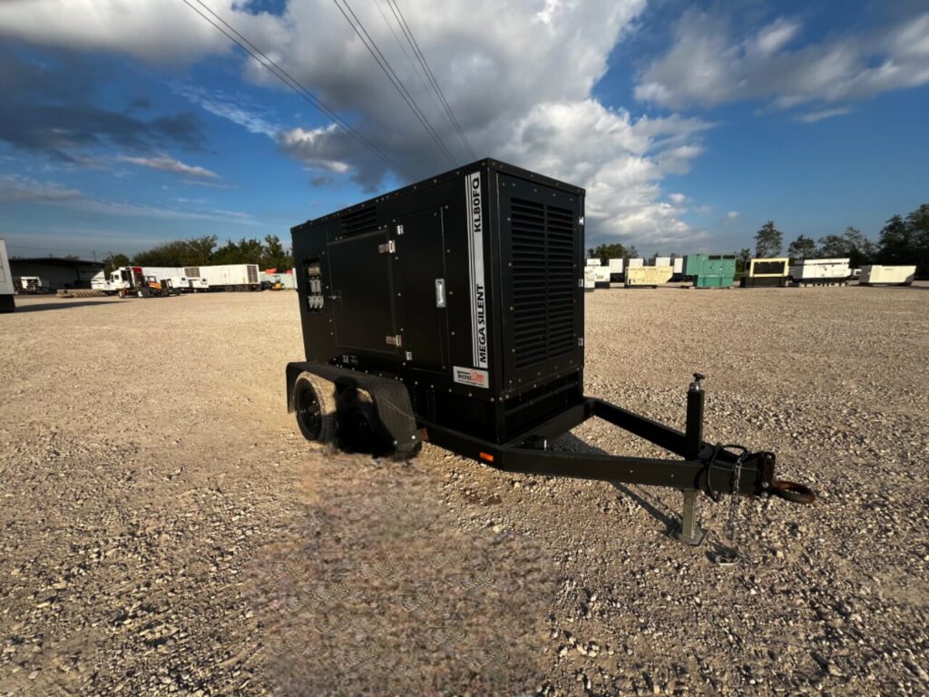 Tecnogen G80 Mega Silent diesel generator for sale delivering high-efficiency backup for construction sites