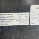Tank Seriel Number