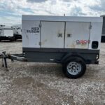 Detail shot of Wacker Neuson G50 Trailer Mounted Diesel Generator- Tier 3 mounted on trailer for plant operations and utilities