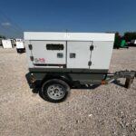 Onsite photo of Trailer Mounted Diesel Generator (Wacker Neuson G25) mounted on trailer for critical standby coverage
