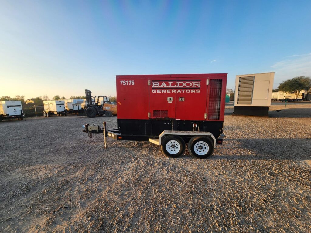 Baldor Ts175T Trailer Mounted Diesel Generator – Tier 3