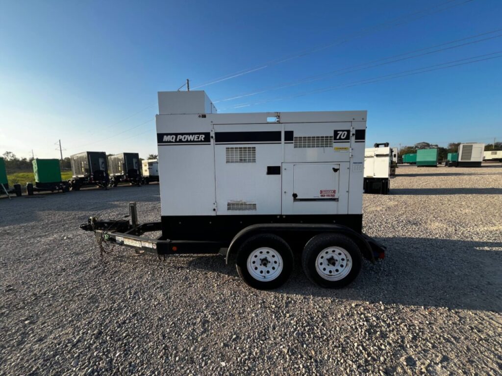Multiquip DCA70SSIU4F used diesel generator for sale designed for mobility and easy site deployment