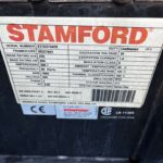 Front angle of Taylor TMC200 Trailer Mounted Diesel Generator mounted on trailer for emergency standby applications