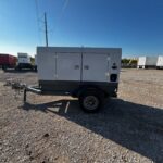 Outdoor shot of Wacker Neuson G50 Trailer Mounted Diesel Generator mounted on trailer for mobile jobsite power
