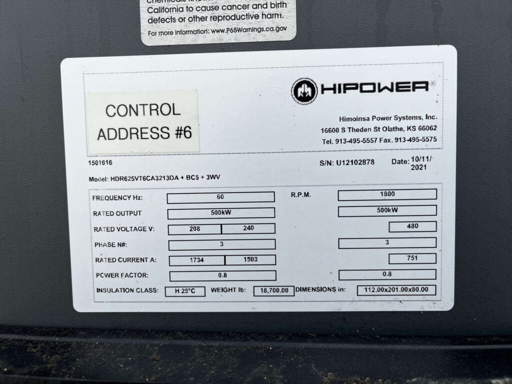 Towable Hipower HRVW625 generator delivering consistent field-ready performance
