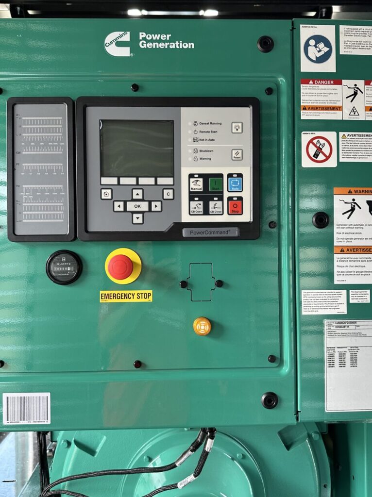 New Cummins C2000D6E Standby Diesel Generator - Tier 2