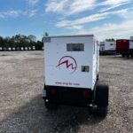 Studio shot of Magnum MMG55FH Trailer Mounted Diesel Generator - Tier 3 mounted on trailer for continuous reliable power