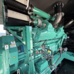 Three-quarter view of New Cummins DQKAN Diesel Standby Generator - Tier 2 with Tier 2 emissions compliance for mission-critical facilities