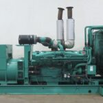 Front angle of Cummins DFLE Standby Diesel Generator diesel unit for emergency standby applications