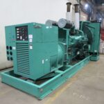 Three-quarter view of Cummins DFLE Standby Diesel Generator diesel unit for mission-critical facilities