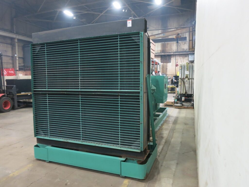 Outdoor shot of Cummins DFLE Standby Diesel Generator diesel unit for mobile jobsite power