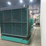 Outdoor shot of Cummins DFLE Standby Diesel Generator diesel unit for mobile jobsite power