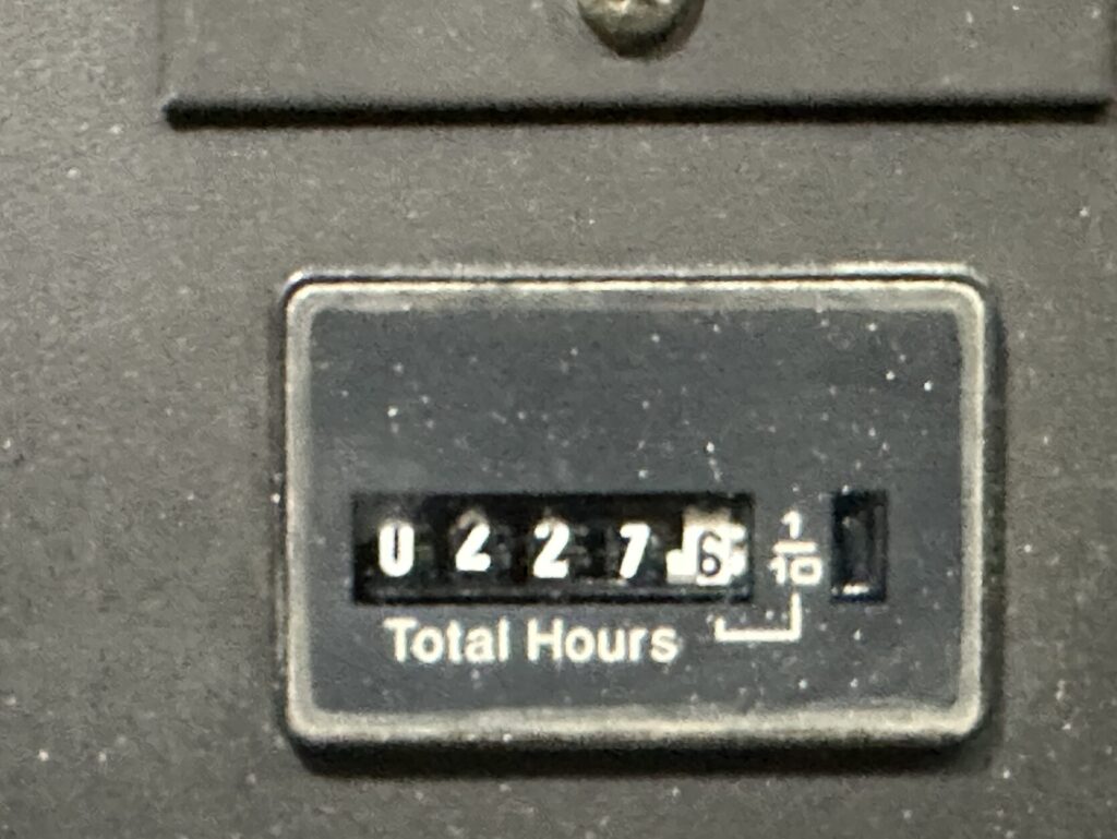 Detail shot of Cummins DFLE Standby Diesel Generator diesel unit for plant operations and utilities