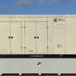 Studio shot of Cummins DQFAA Standby Diesel Generator - Tier 2 with Tier 2 emissions compliance for continuous reliable power