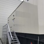 Close-up of Cummins DQKAF Standby Diesel Generator - Tier 2 with Tier 2 emissions compliance for commercial and industrial power needs