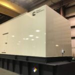 Outdoor shot of Cummins DQKAF Standby Diesel Generator - Tier 2 with Tier 2 emissions compliance for mobile jobsite power