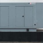 Three-quarter view of MTU DS600 Standby Diesel Generator - Tier 2 with Tier 2 emissions compliance for mission-critical facilities