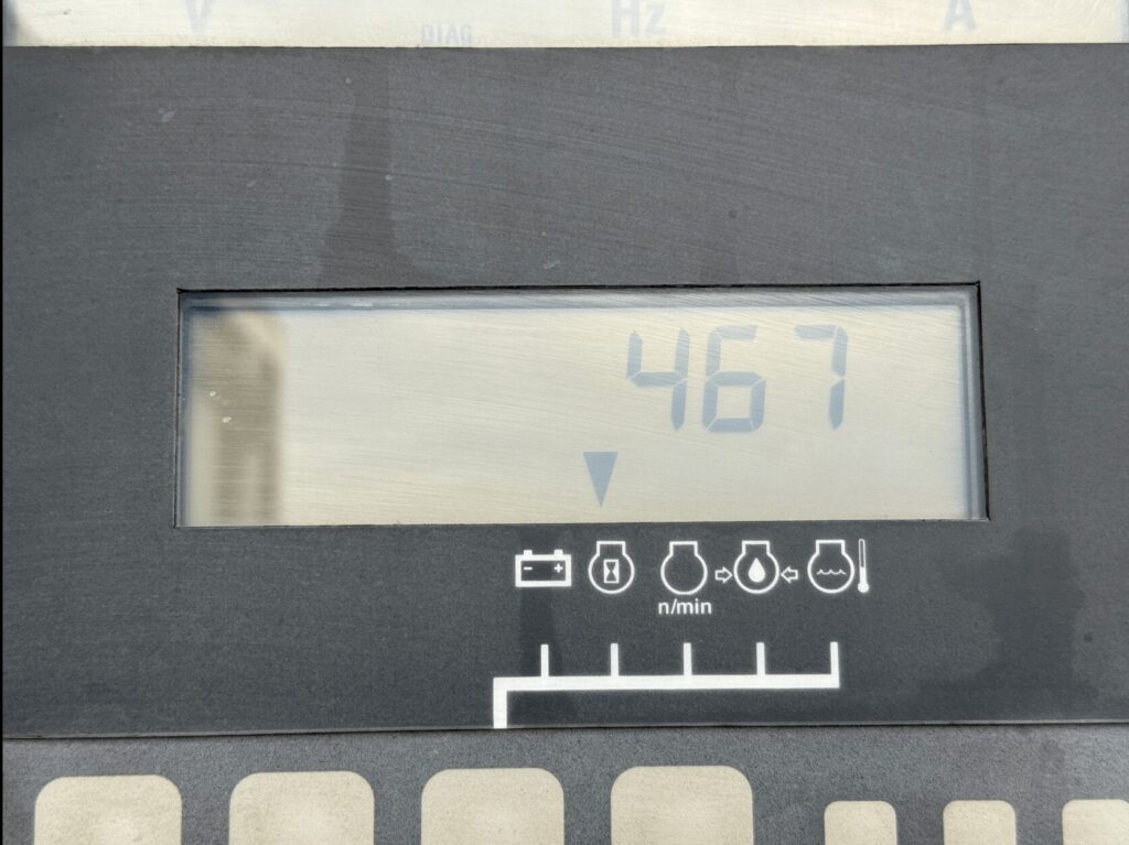 Detail shot of Caterpillar 3412C Standby Diesel Generator diesel unit for plant operations and utilities