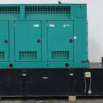 Detail shot of Cummins DFEK Standby Diesel Generator - Tier 2 with Tier 2 emissions compliance for plant operations and utilities