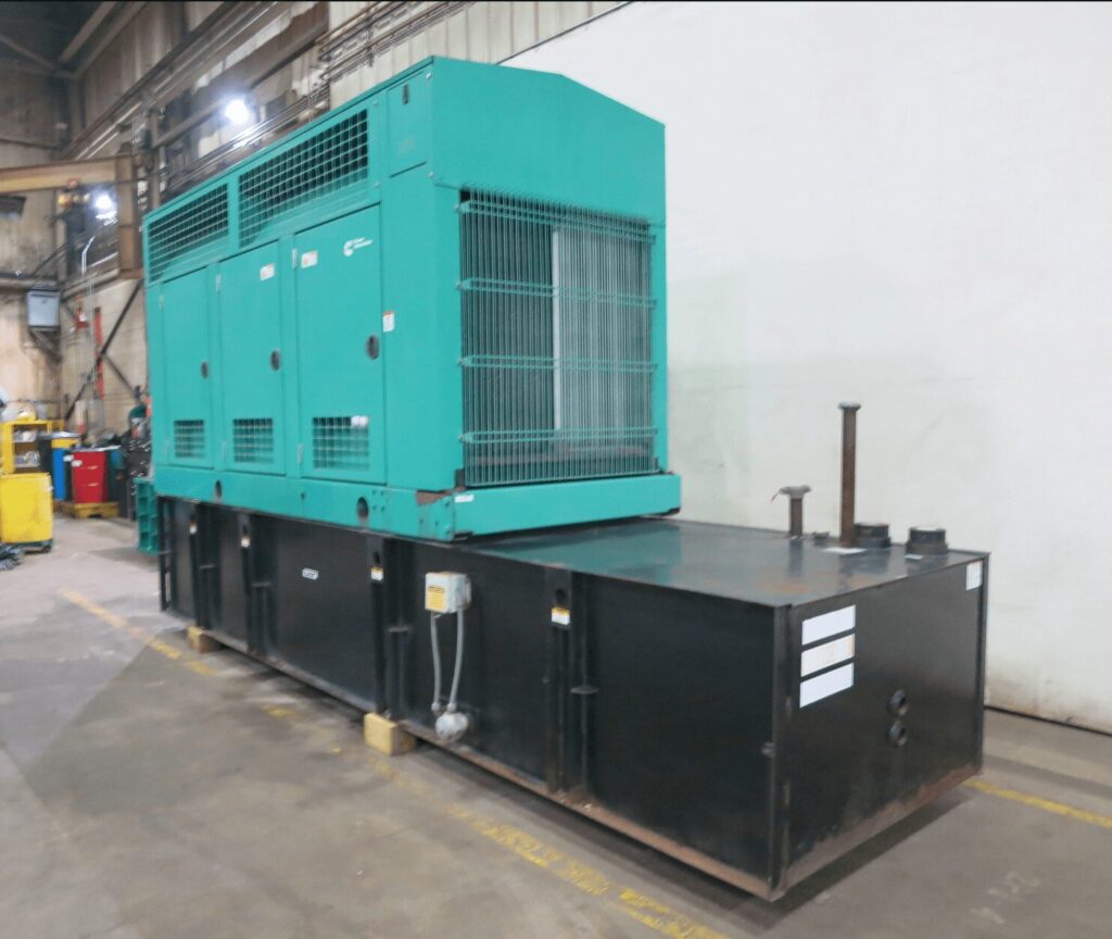 Studio shot of Cummins DFEK Standby Diesel Generator - Tier 2 with Tier 2 emissions compliance for continuous reliable power