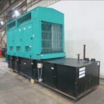 Studio shot of Cummins DFEK Standby Diesel Generator - Tier 2 with Tier 2 emissions compliance for continuous reliable power