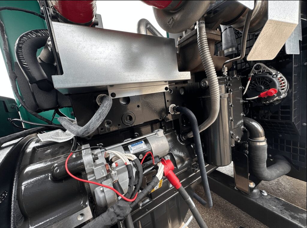 Containerized unit — New Cummins C150N6 Standby Natural Gas / Propane Generator providing cleaner natural gas standby power for data center resilience
