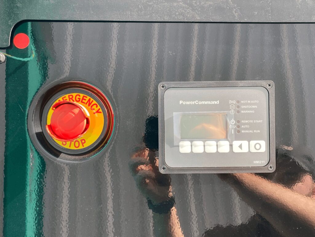 Side view of New Cummins C200D6D Standby Diesel Generator - Tier 3 with Tier 3 emissions compliance for industrial backup power