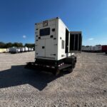 Detail shot of Caterpillar XQ350 Trailer Mounted Diesel Generator mounted on trailer for plant operations and utilities