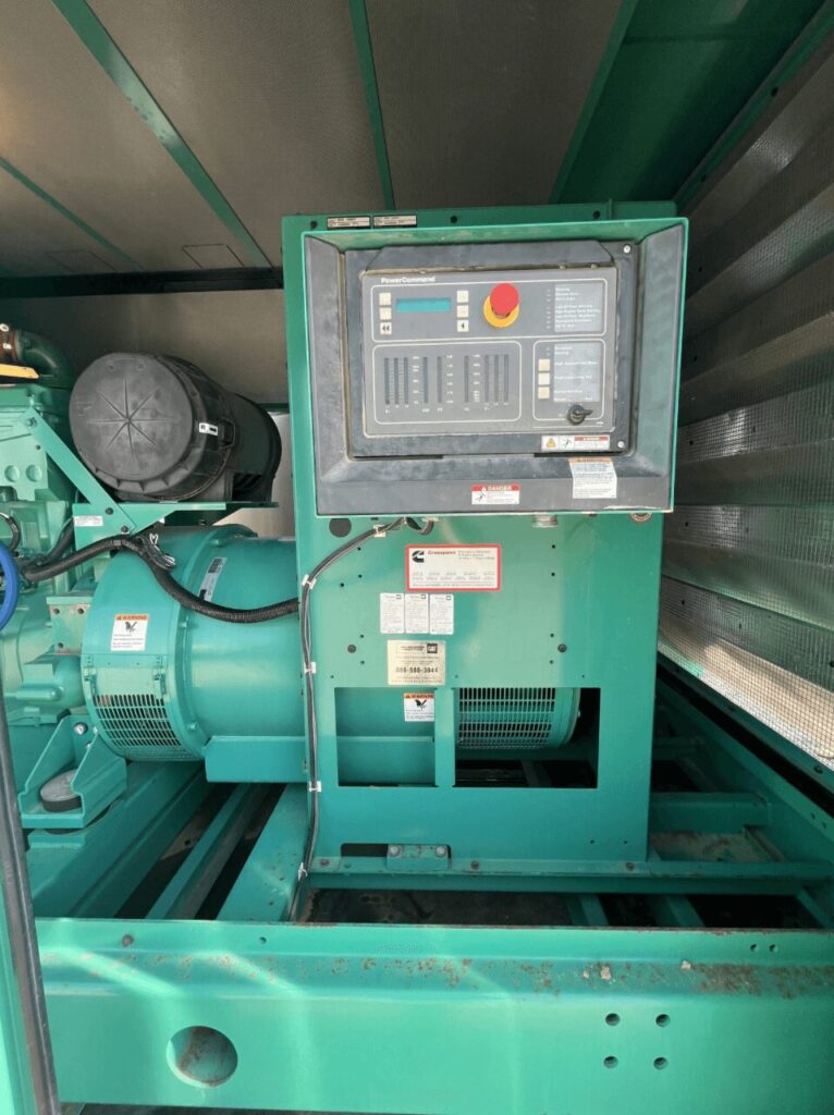 Studio shot of Cummins DFEK Standby Diesel Generator - Tier 2 with Tier 2 emissions compliance for continuous reliable power