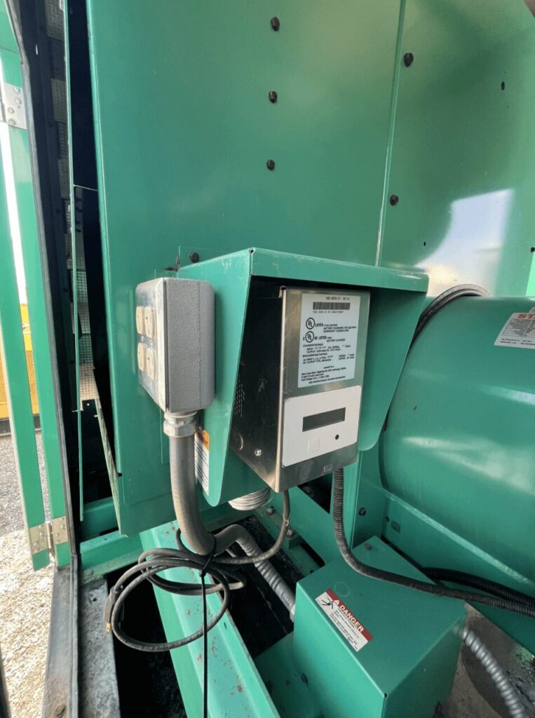 Outdoor shot of Cummins DFEK Standby Diesel Generator - Tier 2 with Tier 2 emissions compliance for mobile jobsite power