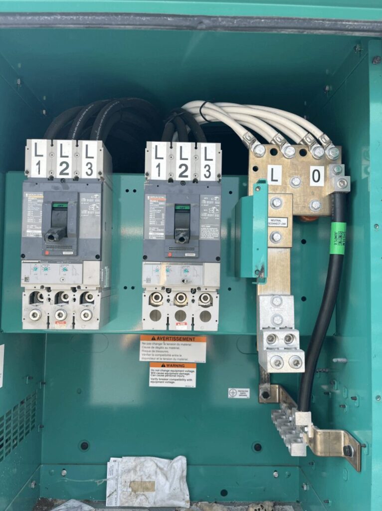 Three-quarter view of Cummins DFEK Standby Diesel Generator - Tier 2 with Tier 2 emissions compliance for mission-critical facilities