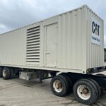 Detail shot of Caterpillar MPS1000 Diesel Power Module configured as an industrial power module for plant operations and utilities