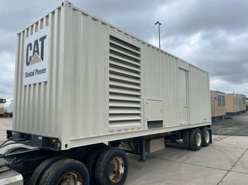 Containerized unit — Caterpillar MPS1000 Diesel Power Module configured as an industrial power module for data center resilience