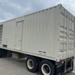 Skid-mounted view of Caterpillar MPS1000 Diesel Power Module configured as an industrial power module for temporary power at construction sites