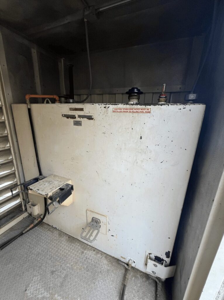 Close-up of Caterpillar MPS1000 Diesel Power Module configured as an industrial power module for commercial and industrial power needs