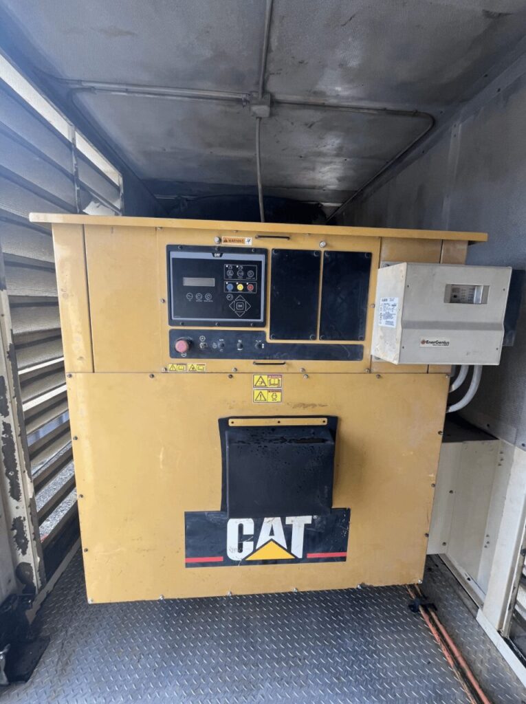 Side view of Caterpillar MPS1000 Diesel Power Module configured as an industrial power module for industrial backup power