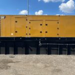 Front angle of Caterpillar C32 Standby Diesel Generator diesel unit for emergency standby applications