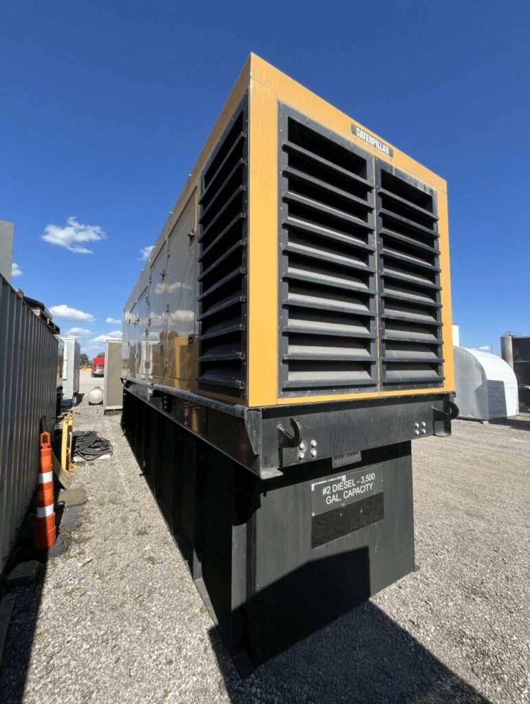 Studio shot of Caterpillar C32 Standby Diesel Generator diesel unit for continuous reliable power