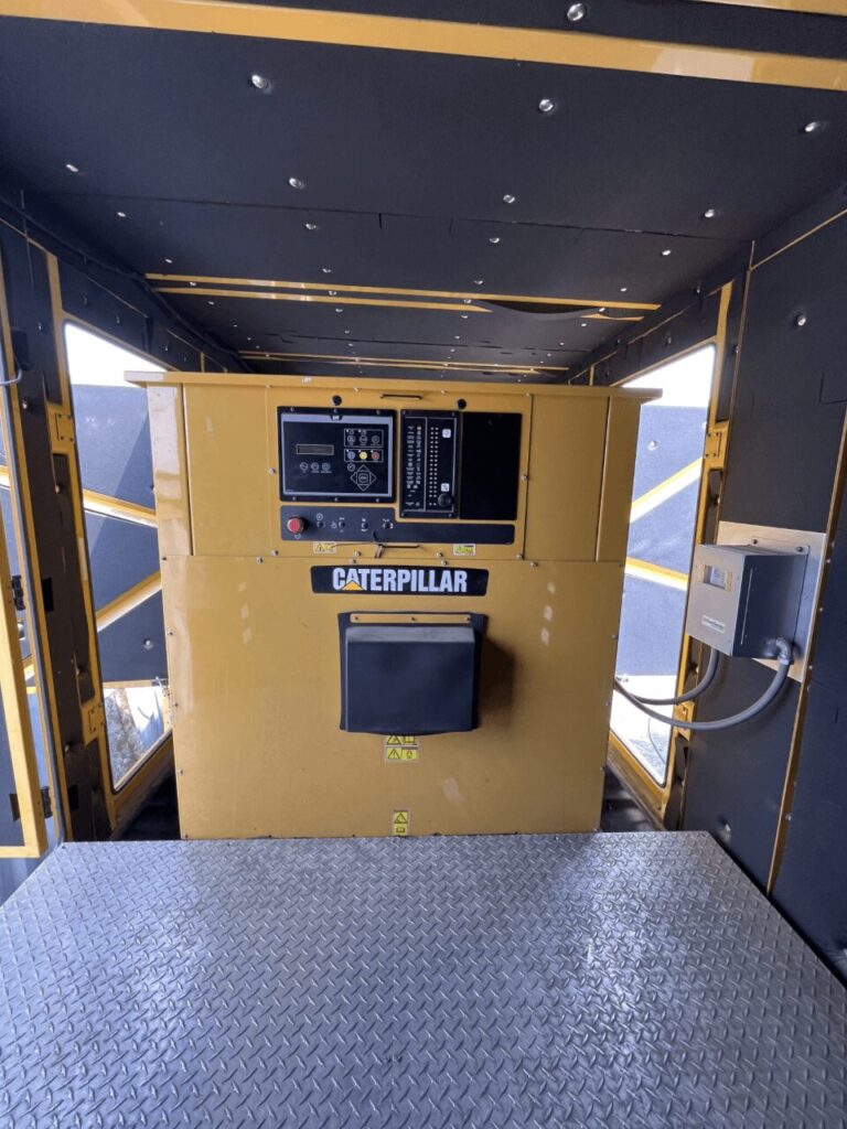 Three-quarter view of Caterpillar C32 Standby Diesel Generator diesel unit for mission-critical facilities