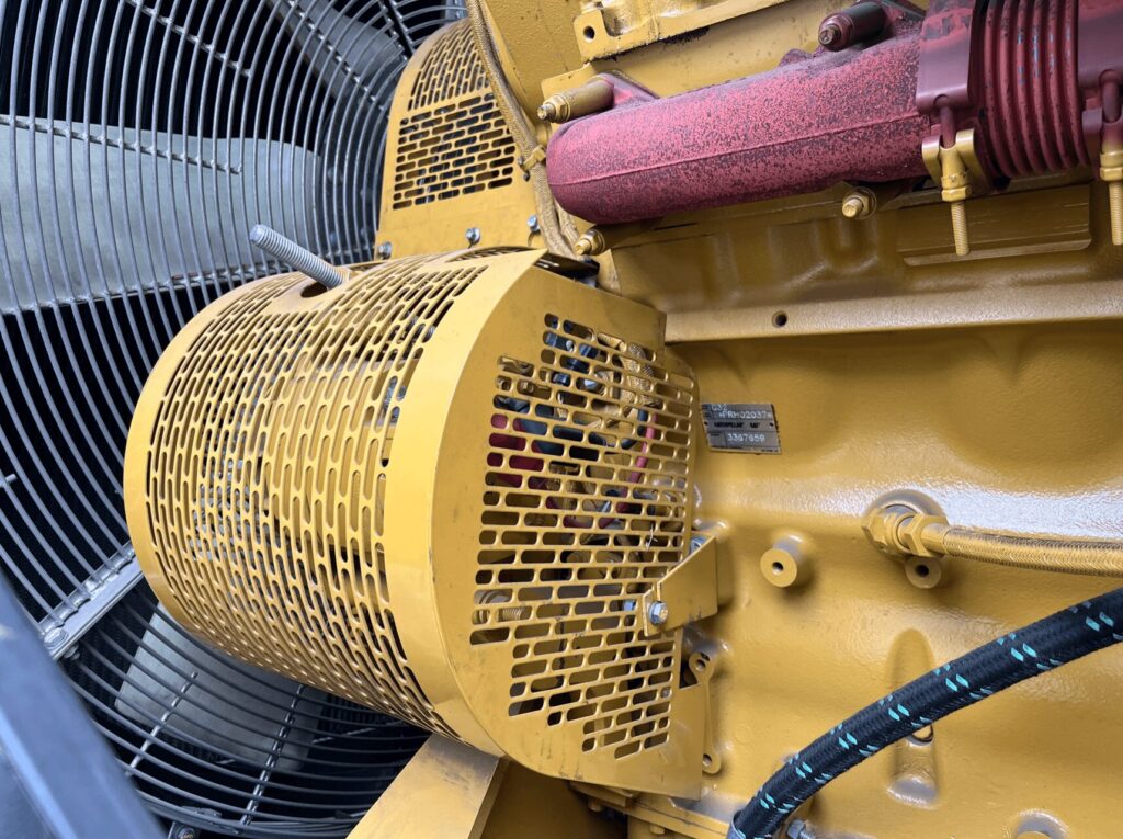 Onsite photo of Caterpillar C32 Standby Diesel Generator diesel unit for critical standby coverage