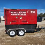 Baldor TS130 portable diesel generator optimized for industrial runtime