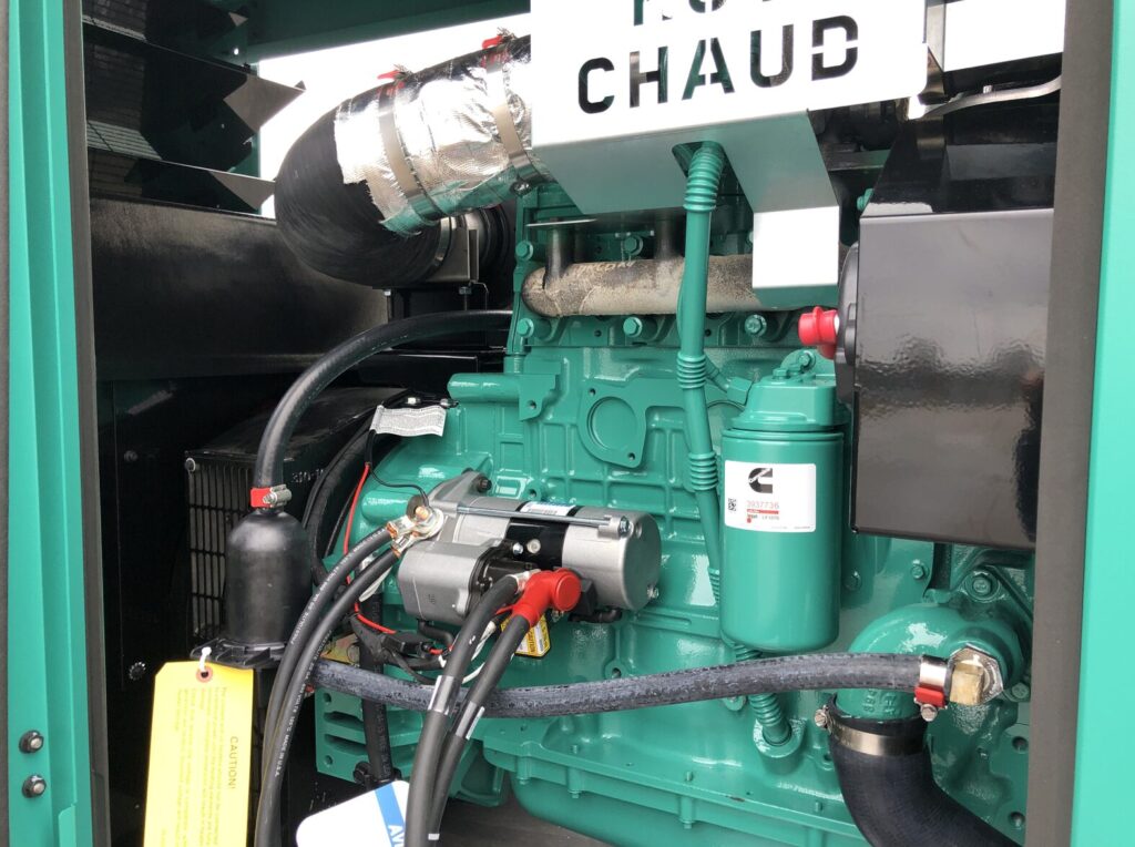 Cummins C100D6C diesel genset optimized for long-term standby protection
