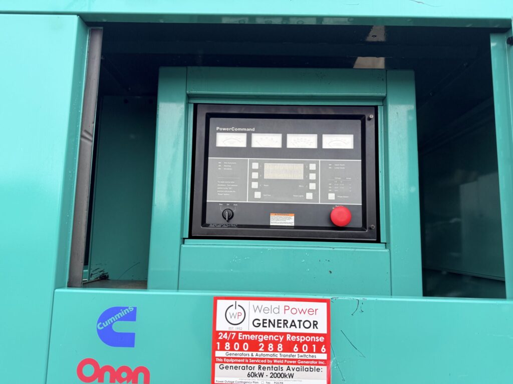 Cummins DFAC standby diesel generator delivering dependable industrial backup power