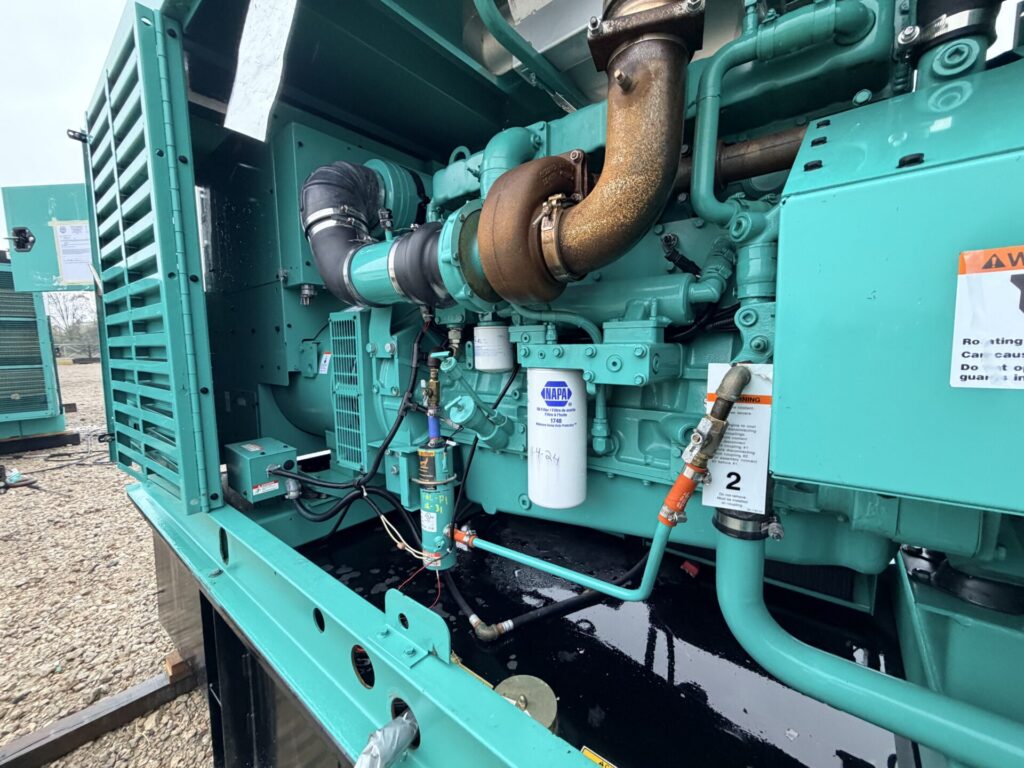 Durable Cummins DFAC diesel generator designed for continuous standby protection