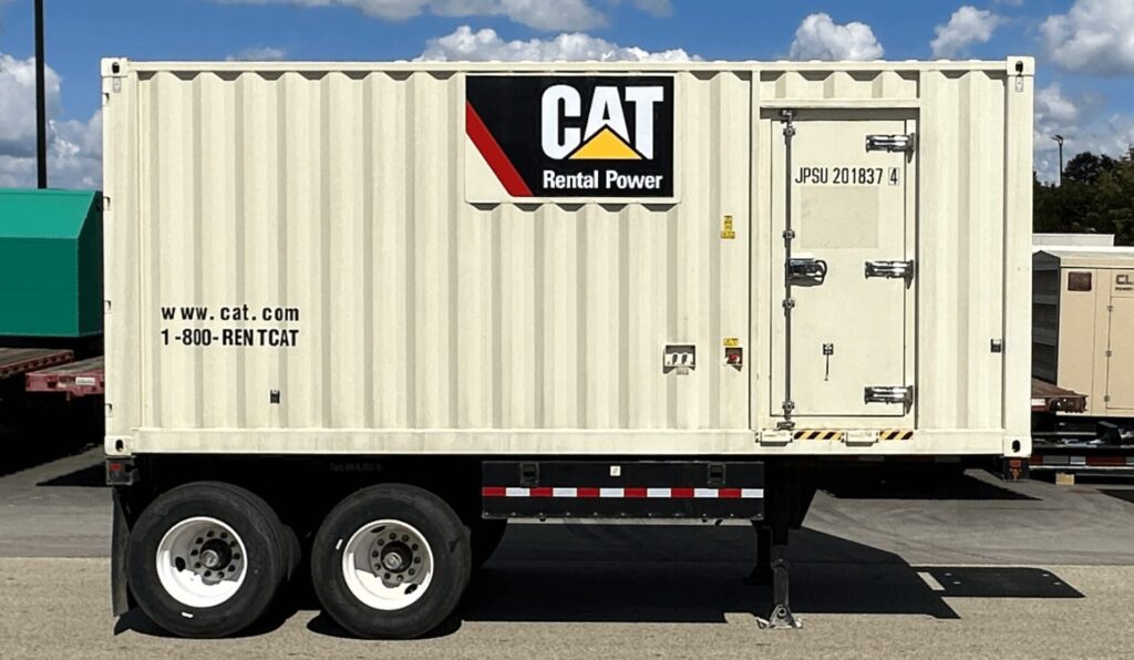 Caterpillar XQ570 diesel module designed for resilient mobile power output