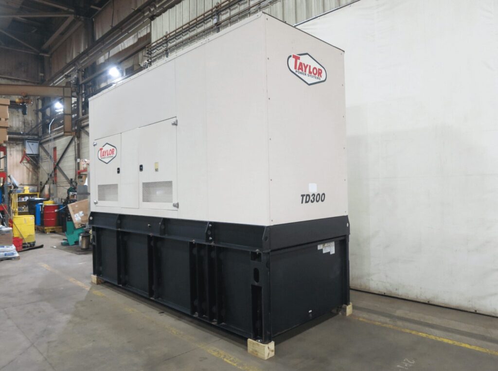 Taylor TD300 standby diesel system engineered for high-demand industrial performance