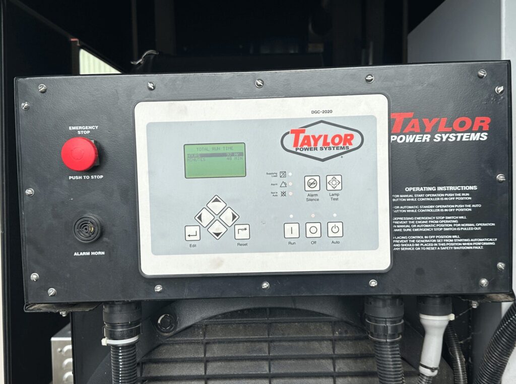 Taylor TD300 industrial standby generator built for mission-critical facility support